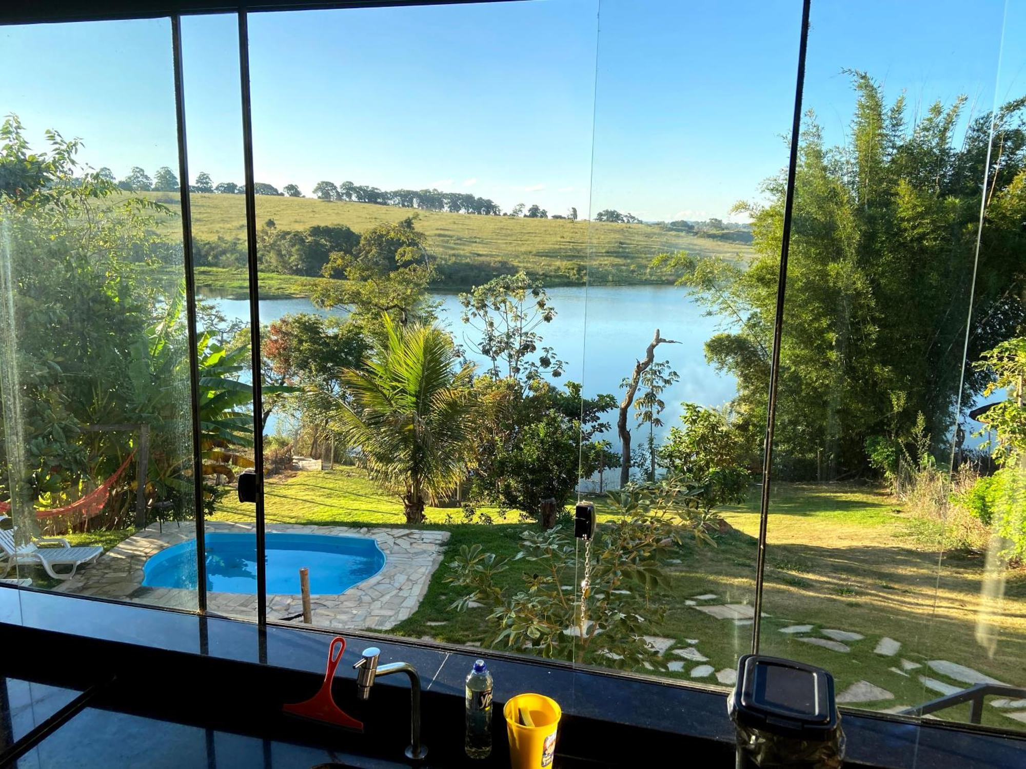 Casa Com Piscina Fundo Pra Represa E Ar Condicionado Casinhabrancadevaranda Ijaci Eksteriør bilde
