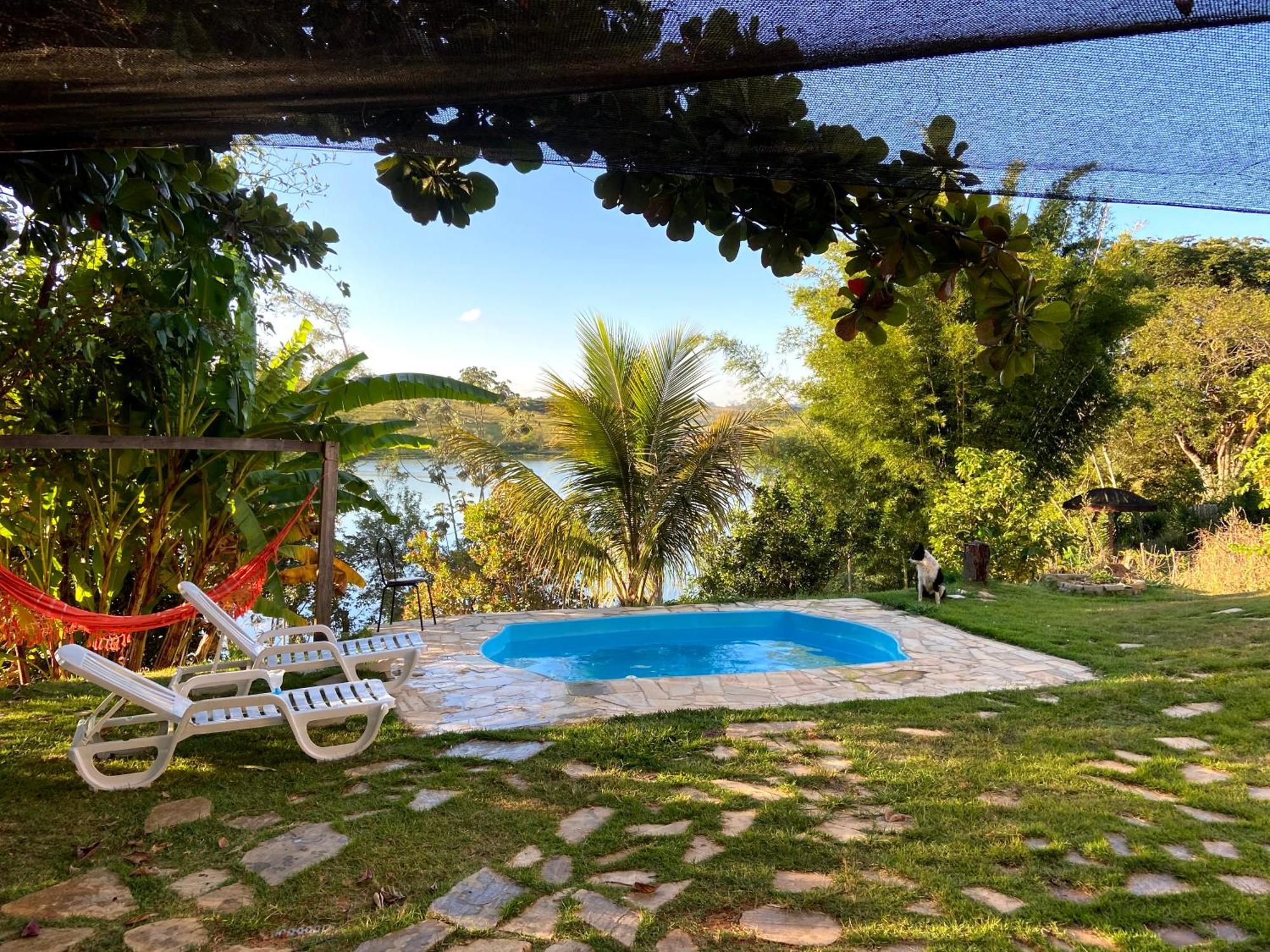 Casa Com Piscina Fundo Pra Represa E Ar Condicionado Casinhabrancadevaranda Ijaci Eksteriør bilde